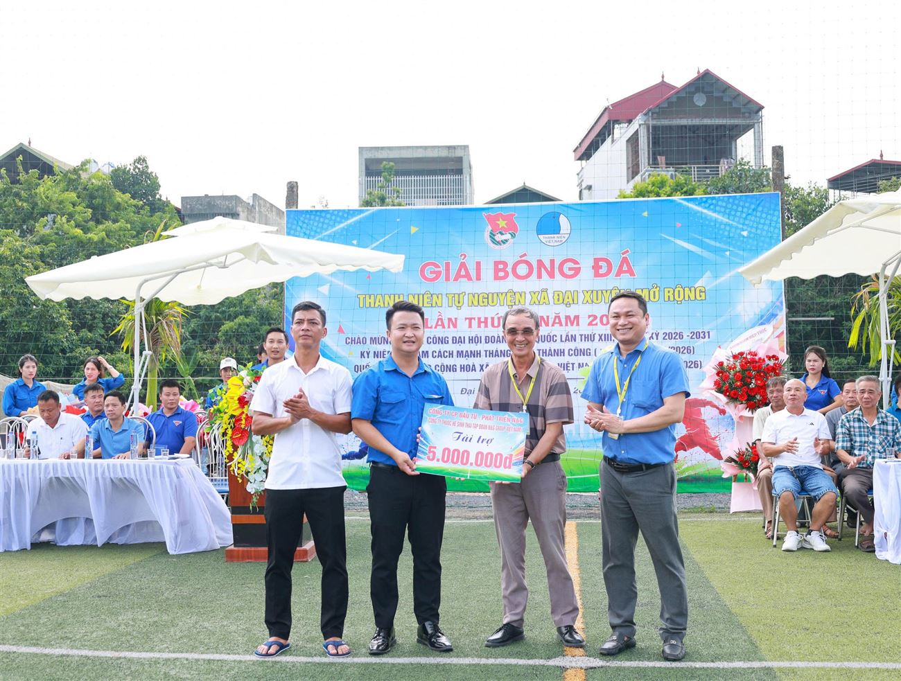 N&G Corp đồng hành cùng Giải bóng đá Thanh niên tự nguyện xã Đại Xuyên mở rộng lần thứ XIII năm 2026 