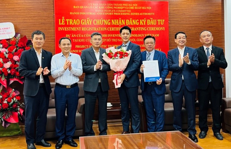 Tập đoàn Inventec đầu tư sản xuất máy chủ, máy tính, thiết bị thông minh tại Hanssip