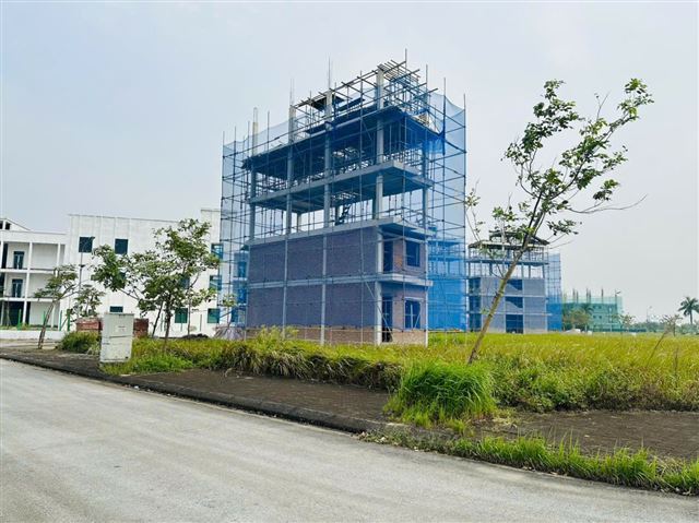 CONTINUING TO UPDATE THE CONSTRUCTION PROGRESS OF THE SERVICE RESIDENTIAL AREA (ODV) AT HANSSIP – HANOI SOUTHERN SUPPORTING INDUSTRIAL PARK