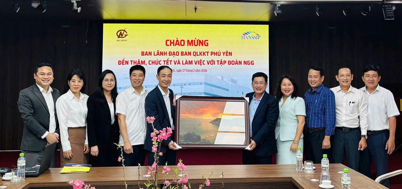 BAN QUẢN LÝ KHU KINH TẾ ĐẮK LẮK (PHÚ YÊN CŨ) TỚI THĂM, CHÚC TẾT VÀ LÀM VIỆC VỚI TẬP ĐOÀN N&G VIỆT NAM